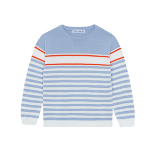 Blue Striped Sweater