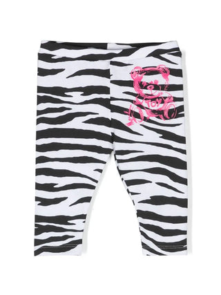 Black and White Baby Zebra Print Legging