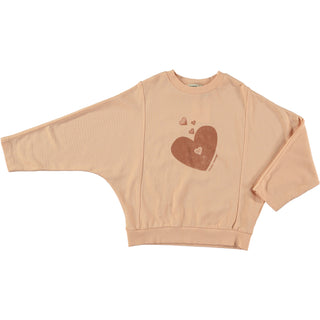 Pink Hearts and Kisses Baby Sweatshirt
