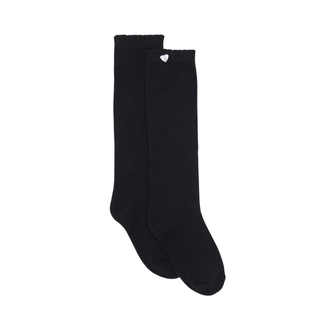 Black Knee High Socks