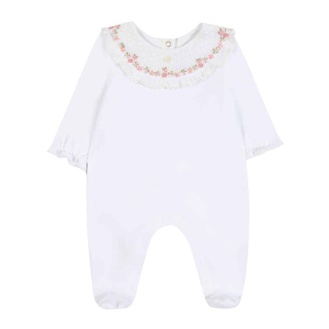 Velour Collar Footie Set  - Dusty Blue main image 0