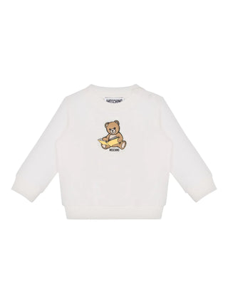 Cloud Reading Bear Crewneck