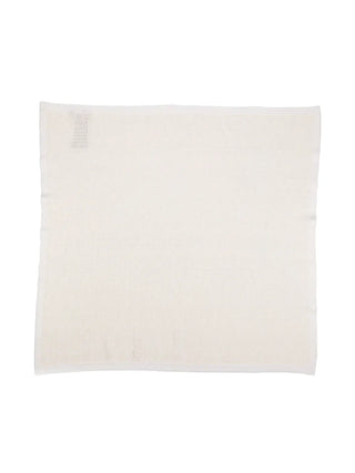 White Allover Logo Knitted Blanket