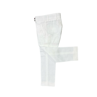 White Linen Dress Pants