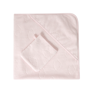 Pink Clouds Baby Bath Towel