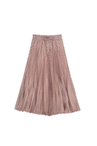 Pink with Black Dots Klara Skirt
