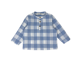 Indigo Gingham Shirt
