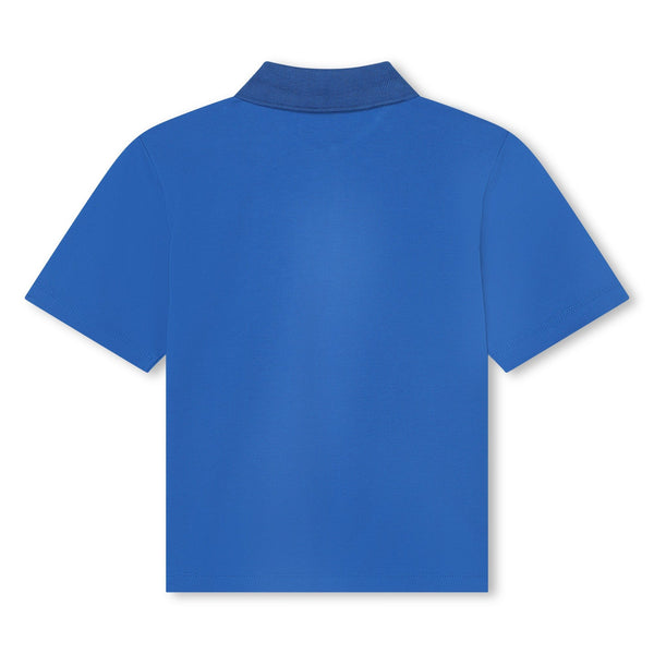 Electric Blue Short Sleeve Polo