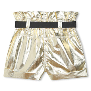 Gold Shorts with Belt