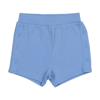 Periwinkle Jersey Drawstring Shorts