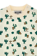 Cream Baby Cactus Print Sweatshirt