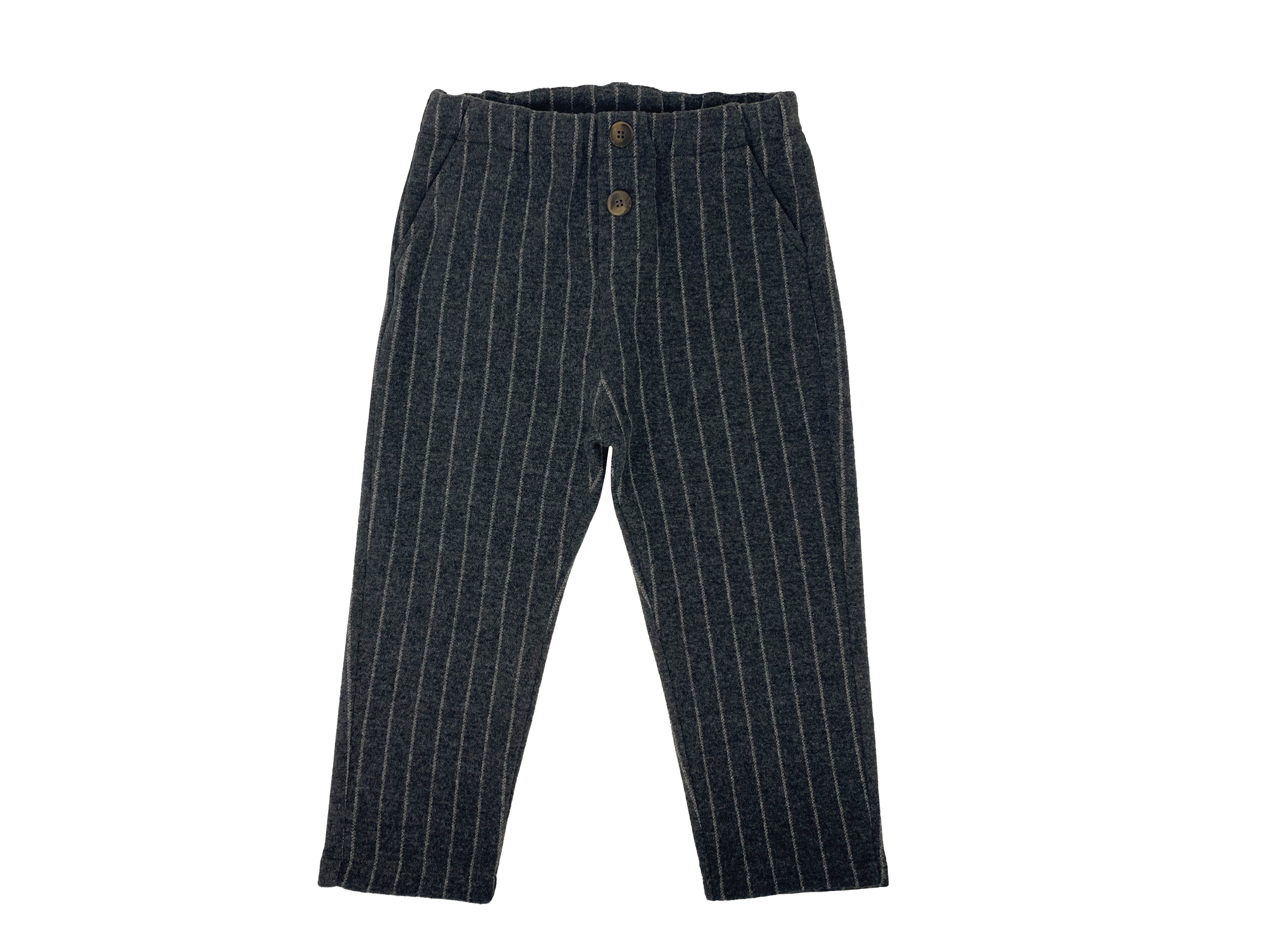 Getting You Close Pants Dark Grey Pinstripe
