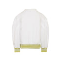 White Long Sleeves Logo Sweatshirt