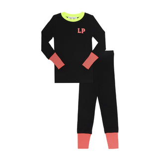 Black Pink Neon Pajamas with LP