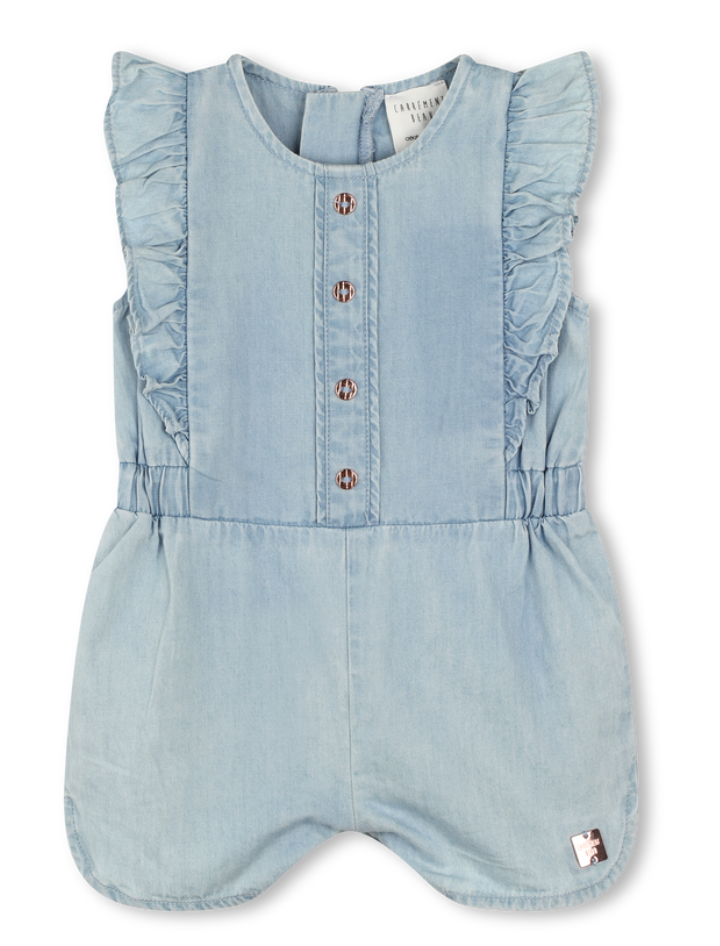 Best Romper For New Born Baby Girl In Light Blue Color main image 0