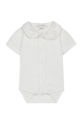TAR Ivory Bodysuit with Rick Rack Detail