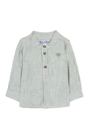 TAR Laurel Green Green Baby Stripe Shirt