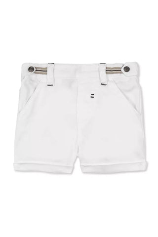TAR White Chino Baby Shorts
