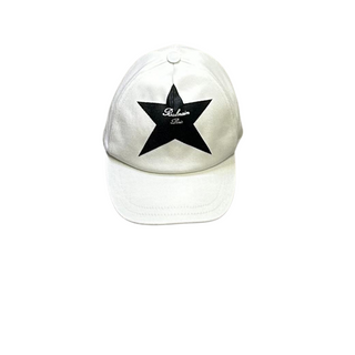 White Baby Cap with Star Logo