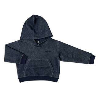 Navy Melange Big Kid Dru Logo Hoodie