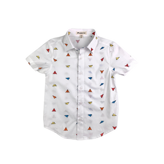 White Paper Planes Day Party Shirt
