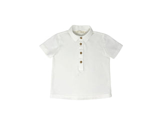 White Cotton Polo