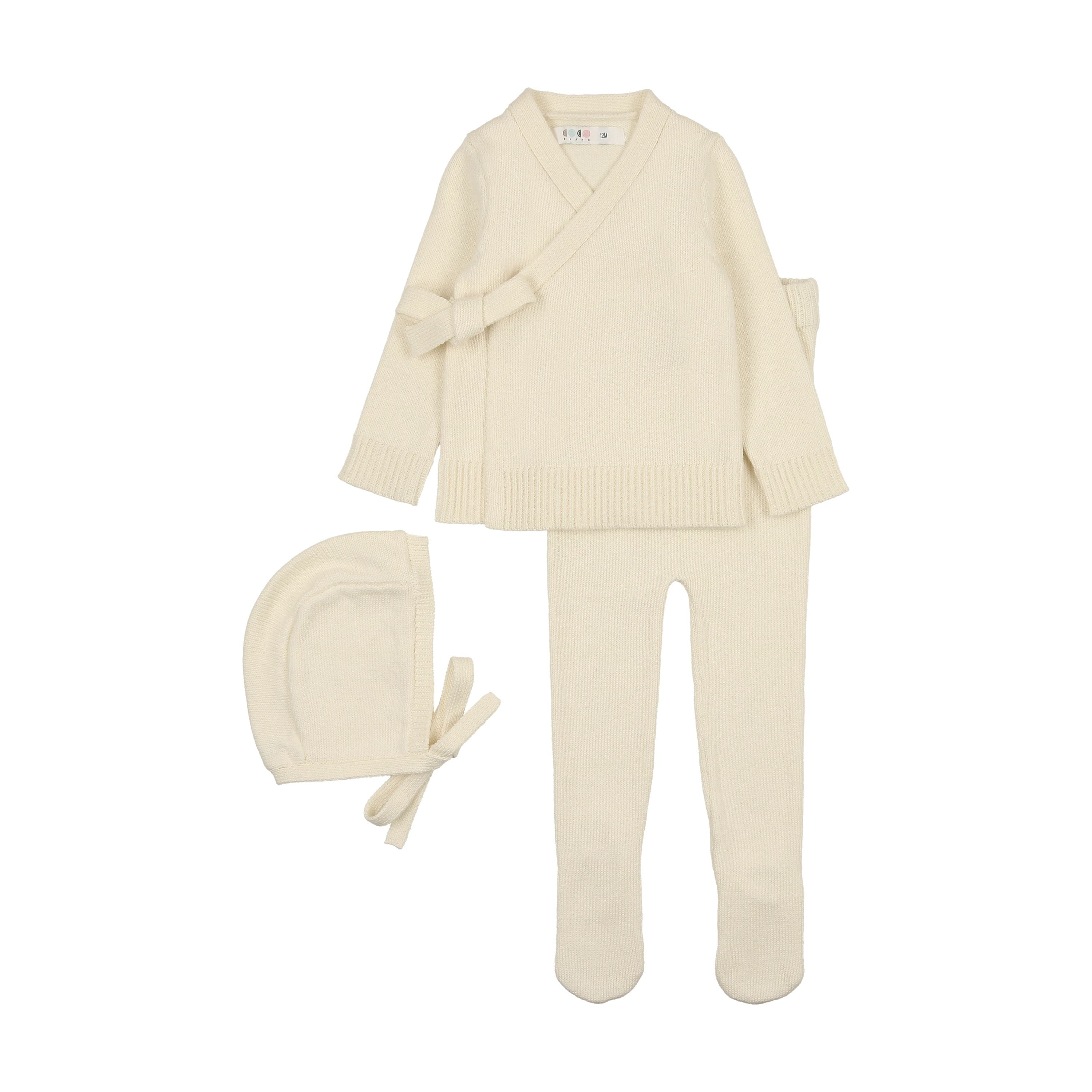 ALMA-PANTS (KIDS) - RED BOW CREME main image 0