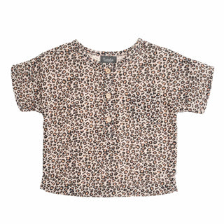 Brown Animal Print Shirt