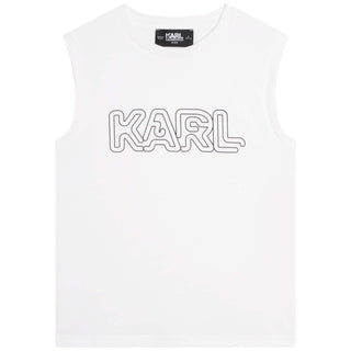 KL White Logo Tank Top