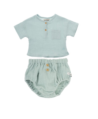 TOC Mint Gauze Bloomer Set
