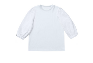 EOE White Bi-Fabric Top