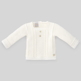 PR Dulzura Cream Knit Top