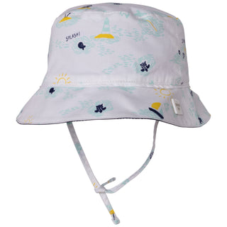 White Splash Pattern Hat
