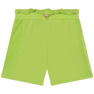 KL Lime Mesh Panel Shorts
