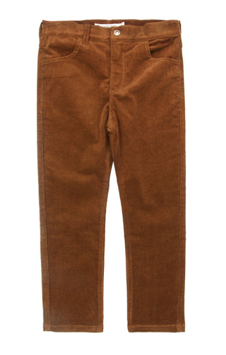 AM Leather Brown Skinny Cords