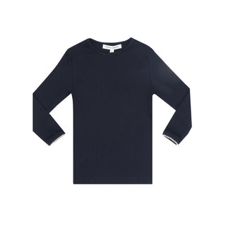 PAR Navy Ribbed Tee w/Trim