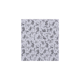 PAR Black Toile Trees Printed Blanket