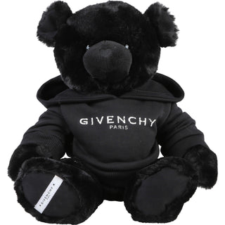Black Bear With Logo Hoodie