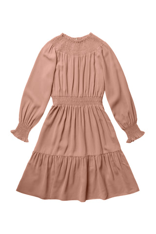 EOE Mauve Smocked Dress