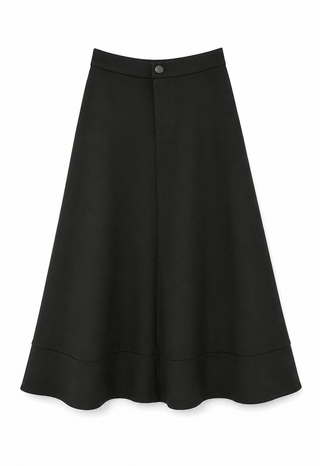 Black Scuba Skirt