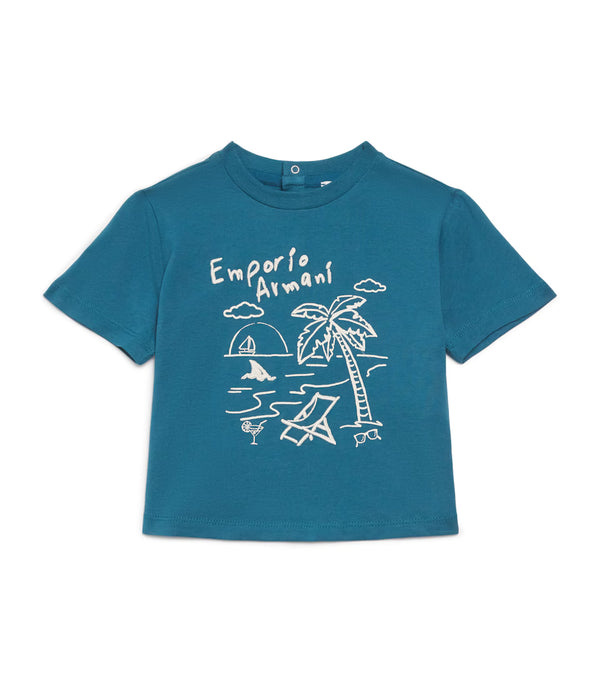Blue Baby Beach Tee