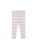 Multicolor Rainbow Stripe Ribbed Legging