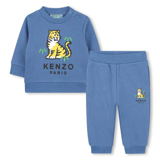 Blue Tiger Logo Sweatsuit