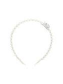 White Beaded Headband