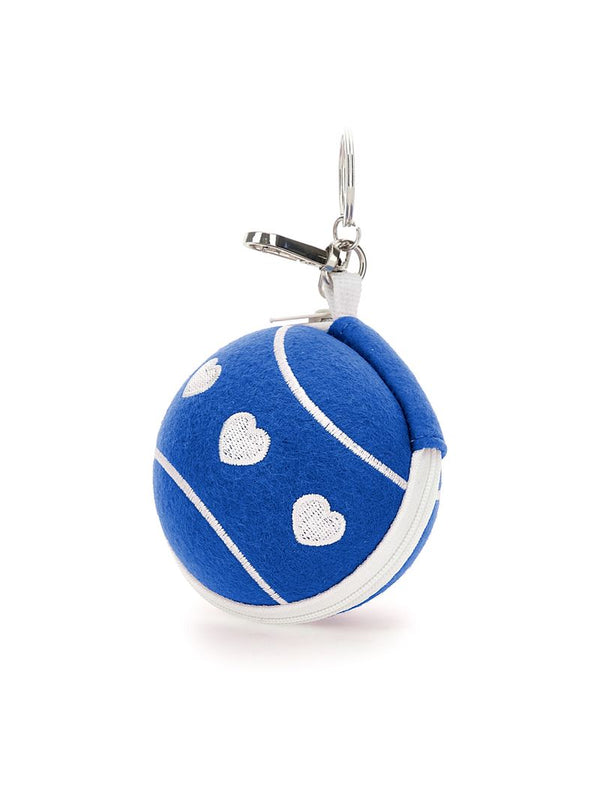 Navy Blue Tennis Ball Headphones Case