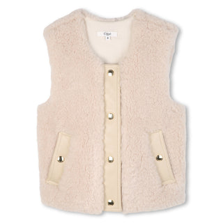 Dark Stone Sherpa Vest