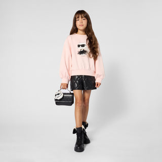 Pink Choupette Graphic Crewneck