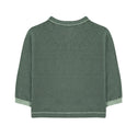 Green Little Boys Trim Cardigan