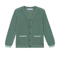 Green Big Boys Trim Cardigan