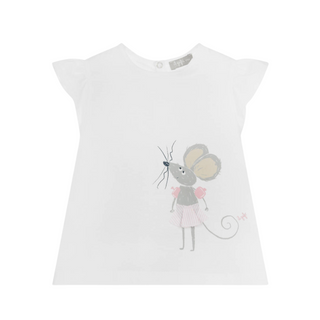 ILG Mrs Mouse Pink and White Tee